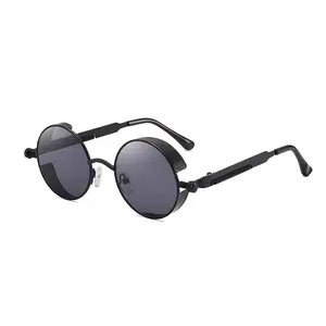 Lunettes de soleil Polaroid UV400 à monture métallique, mode de luxe, lunettes de soleil rétro personnalisées pour hommes et femmes, vente en gros, 2023