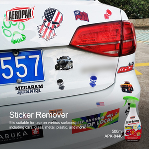 Aeropak 500ml botella coche vidrio pegatina pegamento agente de disolución etiqueta adhesiva removedor Spray para eliminar residuos de cinta - Product Image 3