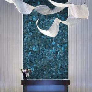 2025 pierre semi-précieuse <span class=keywords><strong>lumineuse</strong></span> pierre précieuse apatite <span class=keywords><strong>dalle</strong></span> pour mur plafond sol escalier table vanité - Product Image 1