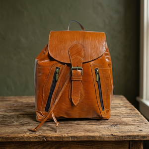 Genuine Leather Lightweight <b>Lady</b> Luxury Vintage Softback Square Shape Buckle Closure Detachable Shoulder Strap Water Resistant - Product Image 3