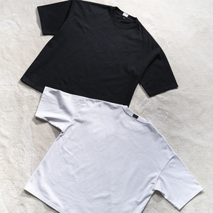 TKAN093 T-shirt lourd personnalisé 100% coton Logo personnalisé imprimé grande taille T-shirt surdimensionné pour hommes poids personnalisé - Product Image 2