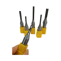 1/2 \ "Shank 12.7mm TCT tiga-seruling pemutus Chip disesuaikan ODM/OEM mata CNC pertukangan untuk kayu keras & MDF