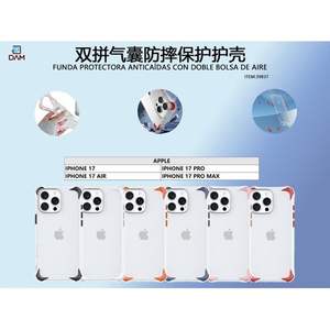 Custodia Protettiva Doppia Antiurto Trasparente in TPU+PC per Telefono Cellulare 17 - Product Image 3