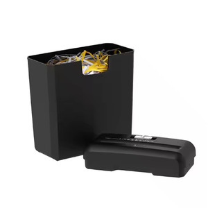 Strip Cut Paper <b>Shredder</b> Mini <b>Electric</b> A4 Cross Cut 11L Capacity S607 Household Office Use - Product Image 1