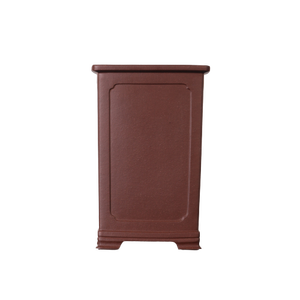 Maceta Zisha hecha a mano de arcilla púrpura original, forma rectangular, para plantar orquídeas - Product Image 5