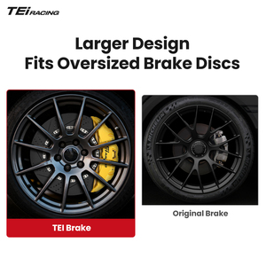 Kit de Frenos TEi P60NS+ con Pastillas, Discos y Calibradores de 6 Pistones para Ruedas de 18 y 19 Pulgadas para Honda GTR <span class=keywords><strong>200SX</strong></span> <span class=keywords><strong>S13</strong></span> / S14 / S15 - Product Image 6