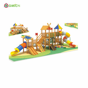 Bền Chống Ăn Mòn Vật Liệu Gỗ Sân Chơi Ngoài Trời Trẻ Em Sân Chơi Gỗ Ngoài Trời Chơi Bộ Sân Chơi Thiết Bị Gỗ - Product Image 2