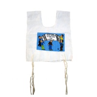 Tzitzit Clásico Blanco para Hombre, 100% Algodón Suave, de la Mejor Calidad, Personalizado con Logotipo del Cliente, Diseños Personalizados, Texto Jerusalén