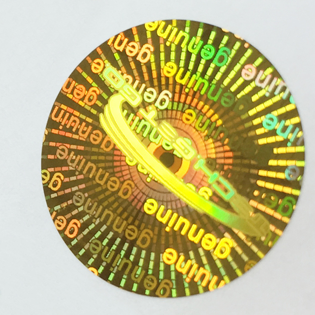 Cheap Custom Anti-Counterfeit Laser 3d UV Ink Anti-fake Hologram Sticker Label