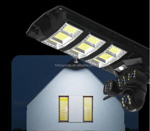 Lampadaire solaire tout-en-un 450W avec caméra CCTV, carte SIM 4G Wifi, batterie au lithium, corps en ABS, source lumineuse LED IP65 - Product Image 6