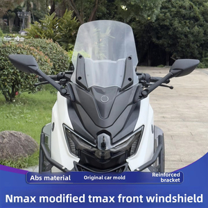 Accessoires moto : Pare-brise avant surélevé et rétroviseur avant pour Yamaha NMAX <span class=keywords><strong>TMAX</strong></span> 25-26 - Product Image 5