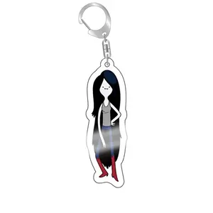 Marceline yeni vampir ölür hiçbir zaman Anime akrilik anahtarlık çift taraflı HD kolye anahtarlık çift hediye toptan