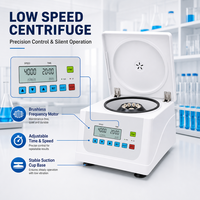 Centrifugeuse électrique portable de haute qualité à basse vitesse 4000 tr/min avec rotor angulaire pour tubes, silencieuse et à faible vitesse
