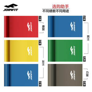 Joinfit Resistance Bands <b>Light</b> Strength Fitness Exercise Stretching Yoga Training For Women Men - Product Image 5