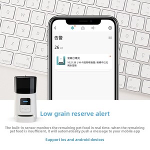 Smart Timer automatico <span class=keywords><strong>Pet</strong></span> <span class=keywords><strong>Feeder</strong></span> per cani di gatti di grande capacità ciotola per cani eco-friendly alimentazione a distanza per piccoli animali - Product Image 3