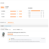 Neuer hoch effizienter Silo-Top-Staubs ammler für die Lagerung von Getreide/Zement/Kohle ISO-zertifiziertes anpassbares Staubs ammel system