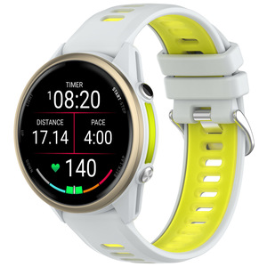 สายซิลิโคนสองสีขนาด 22 มม. สำหรับนาฬิกาอัจฉริยะ <span class=keywords><strong>Garmin</strong></span> 970 สายรัดข้อมือสำหรับเล่นกีฬา - Product Image 4