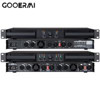 Amplificateur de puissance numérique professionnel 4 canaux classe D 4x450W 1U pour montage en rack, idéal pour les spectacles sur scène et les systèmes audio de clubs