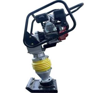 Compactadora Vibratoria de Motor de Gasolina Modelo AR100 de 6.5 HP, Alta Potencia de Excavación para Construcción de Carreteras - Product Image 1