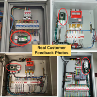 Medidor de Energía Inteligente Trifásico para Montaje en Riel DIN, RS485 Modbus RTU, GPRS, 4G, LoRa, Analizador de Calidad de Energía