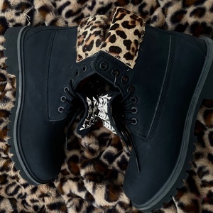 Botas de Senderismo de Invierno para Hombre, de Cuero Genuino de Diseño de Lujo, Transpirables, con Suela de Goma, Botas de Seguridad Unisex - Product Image 4