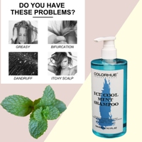 Shampooing Rafraîchissant au Romarin et à la Menthe 400ml Marque Blanche – Exfoliant et Purifiant pour Cheveux Gras – Nettoyage en Profondeur