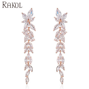 Rakol Ep2605 Groothandel Cz Oorbellen <span class=keywords><strong>2025</strong></span> Nieuwste Ontwerp Zirkonia Oorbellen Feestsieraden Voor Dames Nieuwjaar - Product Image 3