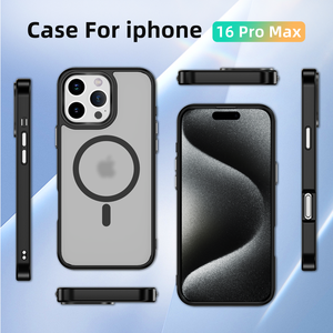 Étui de protection magnétique à charge sans fil rapide, sensation de peau, TPU+PC, pour <span class=keywords><strong>iPhone</strong></span> 16 Pro Max Air 15 14 13 12, <span class=keywords><strong>coque</strong></span> de téléphone - Product Image 5