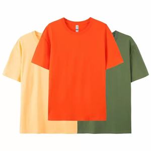 来样定做经典圆领平纹男式t恤100% 棉180克休闲风格带数码印花中国批发 - Product Image 2