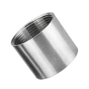 Conector Recto de Tubería de Acero Inoxidable 304 316L Pulido con Rosca Interna Doble para Conexión Hembra - Product Image 3