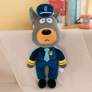 New Design Cartoon Police Dog Doll Baby Animation Plushie Bonito Sheriff Labrador Plush Toy - Product Image 2