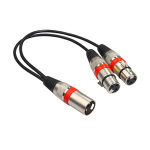 Nouveau câble d'extension répartiteur en Y XLR femelle 3 broches vers double prise mâle pour amplificateur, haut-parleur, casque, mixeur, résolution 1080p - Product Image 6