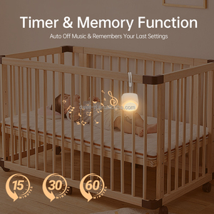 Bebek beyaz gürültü makinesi taşınabilir uyku yardım gece lambası ses makinesi için özel uyku cihazı bebek yürüyor çocuk - Product Image 5