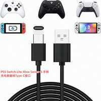Câble de chargeur USB de type C de 1.8m, cordon d'alimentation pour manette de jeu Sony PS5/Xbox série X/S, Switch Pro, manette de jeu NS Oled/Lite