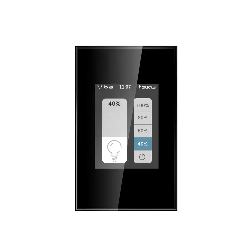 Công Tắc Điều Chỉnh Độ Sáng Gắn Tường Điều Khiển Từ Xa Màn Hình Cảm Ứng LCD Công Tắc Đèn Wifi Lanbon Smart Home Automation Tuya Smart Life Home Kit Wifi