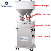 Machine de remplissage pneumatique de haute précision SINA EKATO pour bouteilles et canettes, pour le lait, l'huile, la poudre et l'emballage de boissons