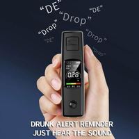 Alcoholímetro Compacto A20 con Sensor Semiconductor, Pantalla LCD HD, Alarma de Audio, Apagado Inteligente, Bajo Consumo, Carga Tipo-C para la Seguridad Familiar