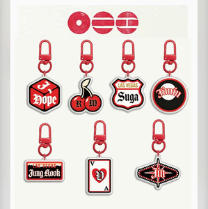 Llavero Acrílico Kpop BT <span class=keywords><strong>Idol</strong></span> World Tour para Fans, Amuletos Arirang, Regalo, Mercancía Kpop BT, Regalo de Apoyo para Fans, Amuletos con Nombres de Miembros BT S - Product Image 1