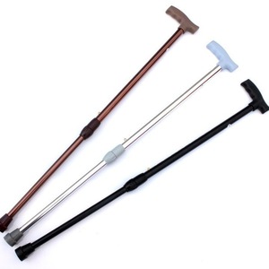 Bastón Retráctil de Aleación de Aluminio de 2 Secciones, Altura Ajustable, Antideslizante, para Personas Mayores - Product Image 1