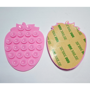 Ventouses en silicone en forme de fraise colorée <span class=keywords><strong>téléphone</strong></span> portable à dos adhésif pour fixateurs de support de bande Rui Mei <span class=keywords><strong>Das</strong></span> XP09 - Product Image 6