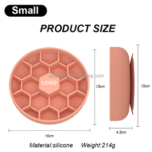 2024 New <strong>Round</strong> Honeycomb Custom Pet Slow Feeder Anti Choke Silicone <strong>Dog</strong> <strong>Bowl</strong> Personalized Pet Silicone <strong>Bowl</strong> - Product Image 5
