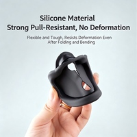 4 protections de serrure de porte de voiture en silicone compatibles avec le modèle 3/Y, réduisent le bruit de fermeture, coussinets anti-collision