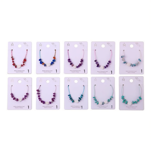 Bracciale Angelina con perline in acciaio inossidabile, conchiglia a cuore, gioielli da donna in stile bohémien, regalo, 12 pezzi - Product Image 1