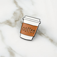 Todo sobre el café esmalte Pin Bean Pot Cup Latte Cappuccino broches bolsa solapa ropa insignia joyería regalo para Barista