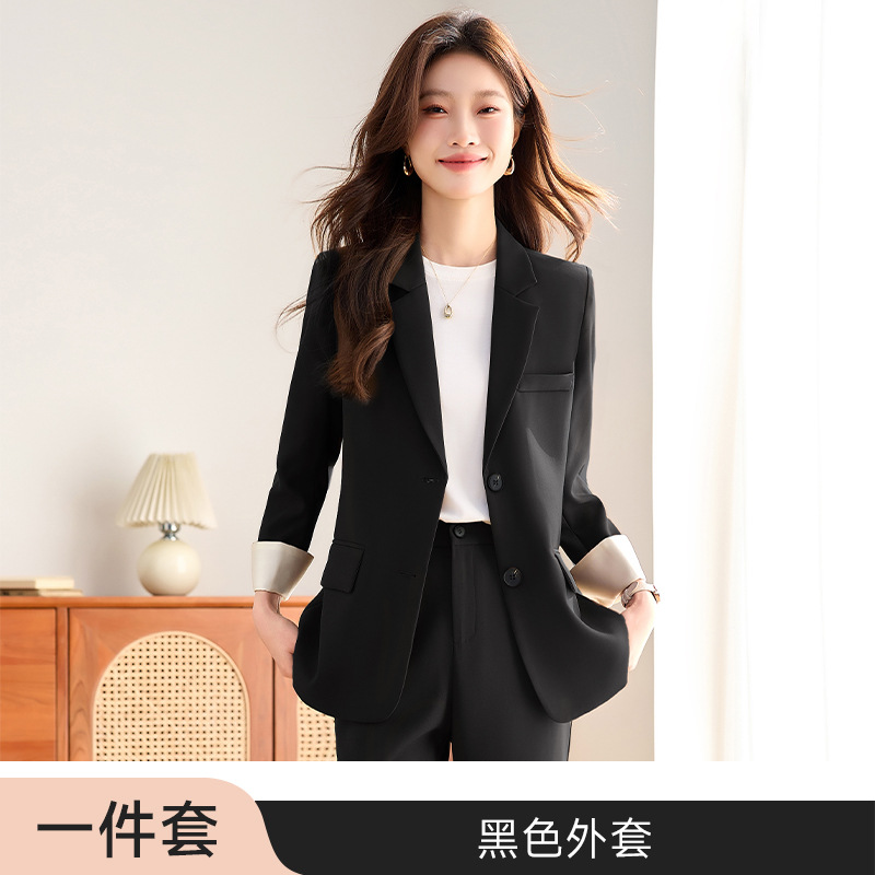 black suit