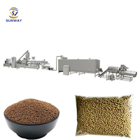 Machines d'extrusion d'aliments pour poissons, machines de fabrication d'aliments flottants aquatiques, prix des machines à granulés d'aliments pour poissons