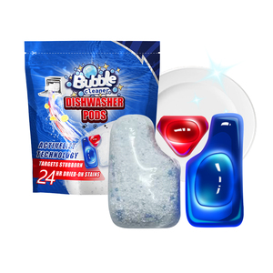Capsules de lavage de vaisselle testées en laboratoire, solubles à froid, emballages personnalisés, MOQ 100, demande en gros - Product Image 1
