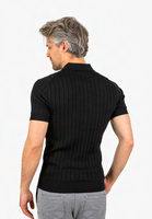 T-shirts en coton et soie tricotés à manches courtes pour hommes, noirs, anti-rides, anti-rétrécissement, respirants, pour l'été, nouvelle arrivée