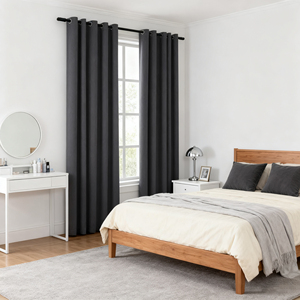 Tringle à rideau <span class=keywords><strong>de</strong></span> <span class=keywords><strong>douche</strong></span> télescopique moderne en métal antirouille, robuste, design imitation bois, réglable pour la maison et la cuisine - Product Image 6