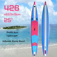 Planche de Stand Up Paddle gonflable de 14 pieds, longboard multi-personnes, planche de sport et de course